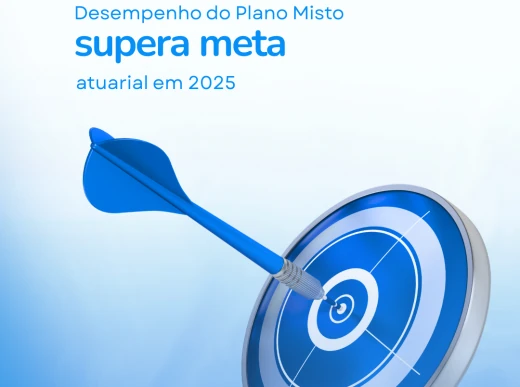 Desempenho do Plano Misto supera a meta atuarial em 2025